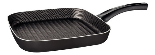 Sartén Grill Tramontina París 28 Cm Color Negro