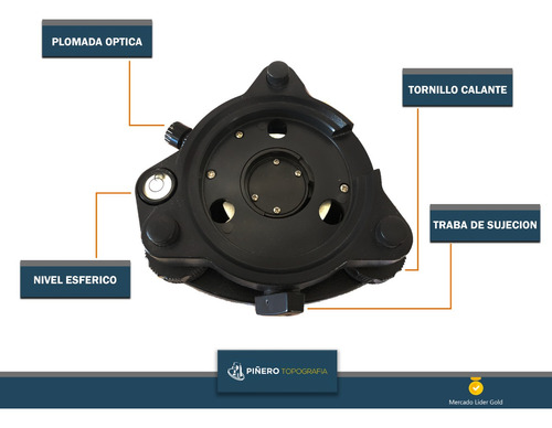 Base Nivelante Con Plomada Optica Para Estacion Total