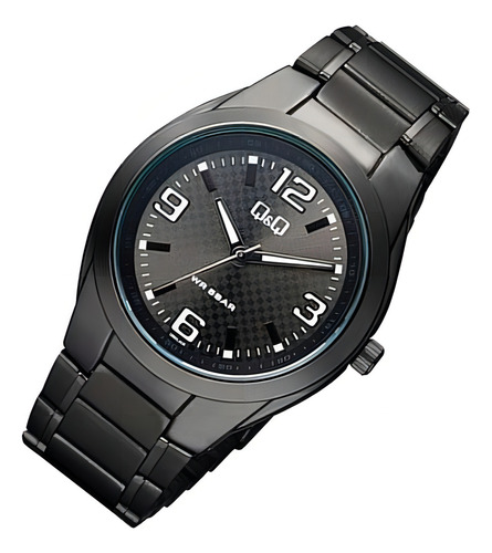 Q&q Q&q Q68a-003py Relógio masculino preto