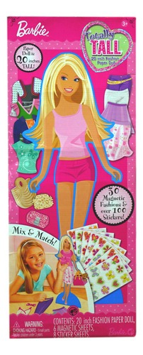 Barbie Totally Tall Mix & Match 20 Inch Fashion Paper Doll