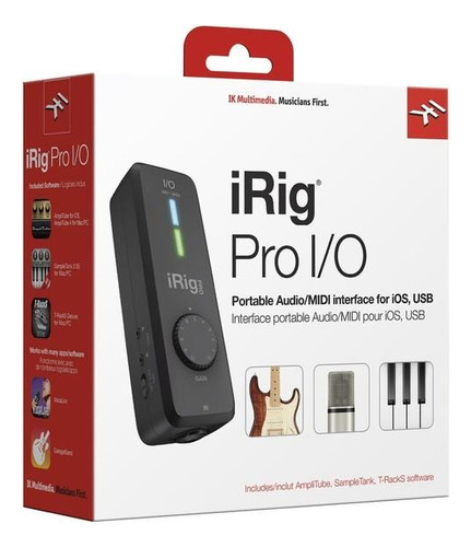 Interfaz De Audio Para Transmisión Ik Irig Pro I/o