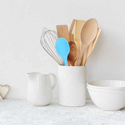 Cuchara De Silicona Para Servir Ramen Spoon, 3 Unidades