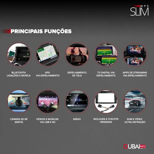 Central Multimidia Mp5 Slim Chevrolet Montana 2006 2007
