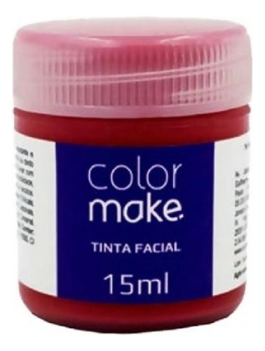 Tinta Líquida Facial Colormake Vermelho - 15ml