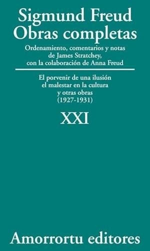 Libro - Sigmund Freud - Obraspletas Tomo 21 * Amorrortu