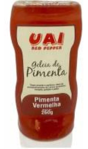 Geleia De Pimenta Vermelha Frasco - 260g - Uai Canastra