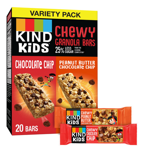 Kind Barras De Granola Masticables Para Nios, Chispas De Cho