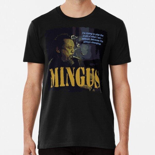 Remera Jazz Wisdom De Charles Mingus Algodon Premium