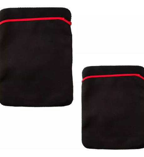 2 Funda Impermeables Para Laptop 9  Y 12  | Negro / Unive...