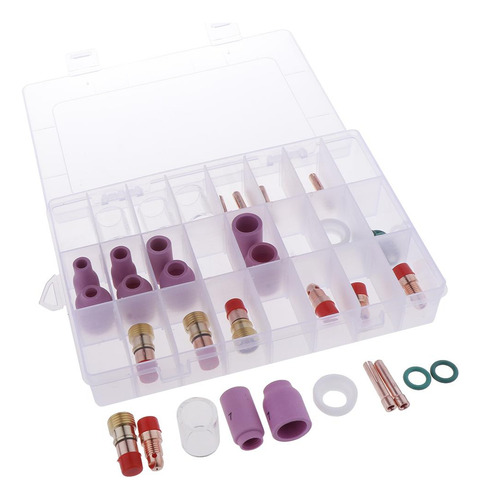 40x Lente De Gas Cuerpo De Consumibles Wp17 / 18/26 Tig