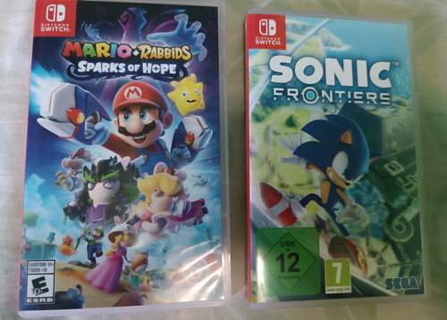  Juegos De Nintendo Switch Mario+rabbids Of Hope. Sonic Fron