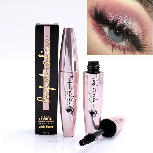 Mascara 4d Fiber Lashes, Máscara De Seda Impermeable Rimel