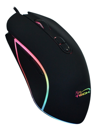 Mouse Gamer Pro4800dpi Stratos Njoytech Rgb Programable Usb