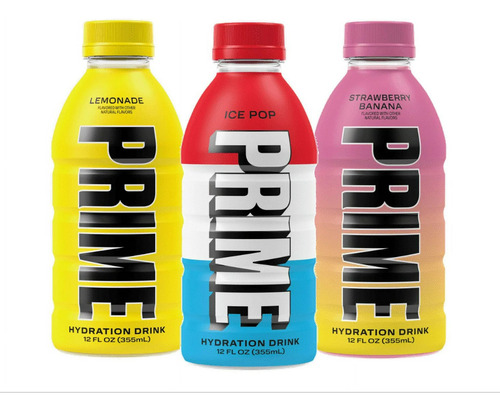 Pack 15 Bebida Hidratante Prime Vitamina B Varios Sabores