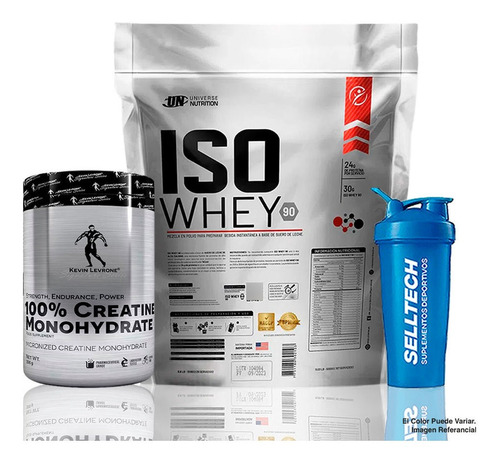 Pack Iso Whey 5 Kg Chocolate + Creatina Kevin Levrone 300gr