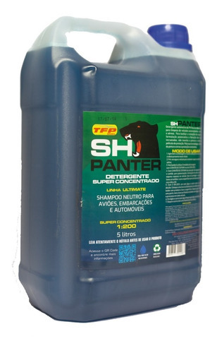 Detergente Automotivo Super Concentrado Sh Panter 5 Litro