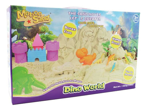 Motion Sand Masa Arena Magica Set Dino World Ms-22 Color Multicolor