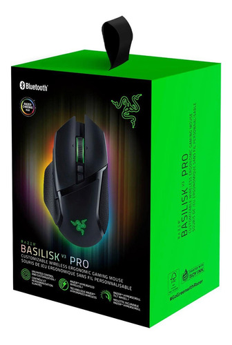 Mouse Gamer Razer Basilisk V3 Pro Wireless Chroma Black