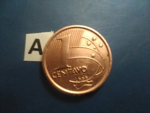Moneda De Brasil De 1 Un Centavo De Real 1999 Money Argentin