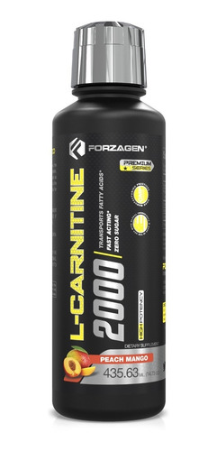 Imagen 1 de 6 de L- Carnitina 2000 Forzagen Líquida Con Vitamina B6 30serv