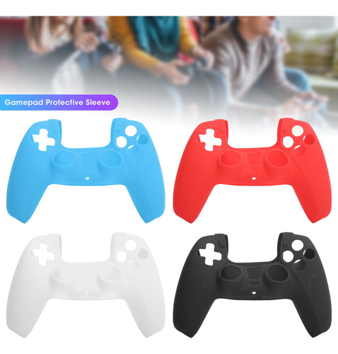 Capa Protetora De Silicone Game Gamepad Handle, 4 Peças