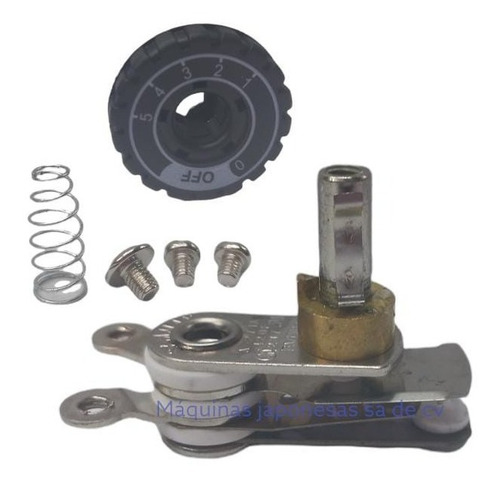 Imagen 2 de 3 de Kit Termostato + Boton Para Plancha Hercules