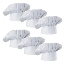 Comprar Set Gorros De Chef Cofias Cocina Ajustables Lavables Higiene