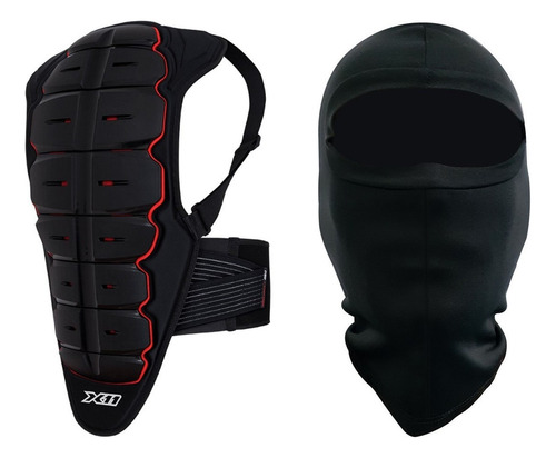 Protetor De Coluna Cervical X11 Kasc Moto A Vista + Touca