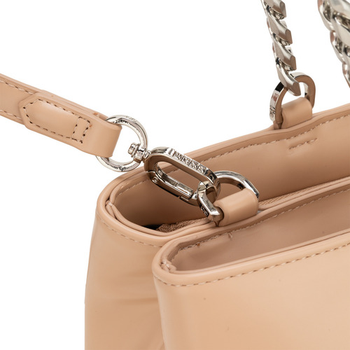 Bolsa Satchel Cloe Izisyla Mediano Color Marrón claro