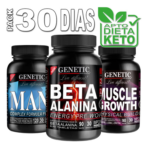 Energia Potencia Sex Beta Alanina Muscle Growth Man Genetic