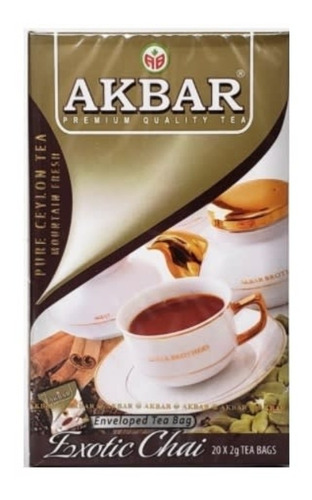 Te Chai  Akbar Caja Con 20 Bolsitas (exotic)