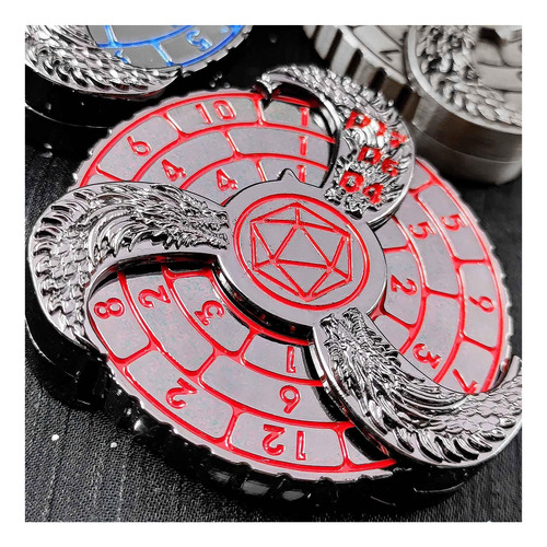 Spinner De Dados De Dados De Ruleta Dnd De D2s D20 D20 Spil