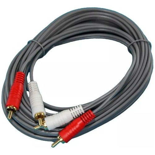 Cable Audio Video 2 Rca Macho A 2 Rca Macho Oro 5 Mts