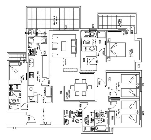 Departamento En Venta De 4d La Dehesa Colegio Los Alerces