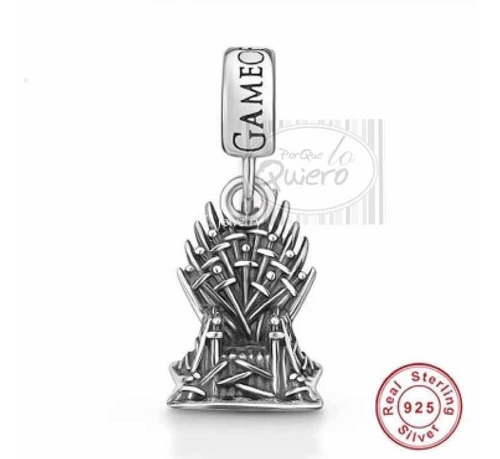 Charm 100% Plata Ley Trono Espadas Juego Tronos Para Pandora