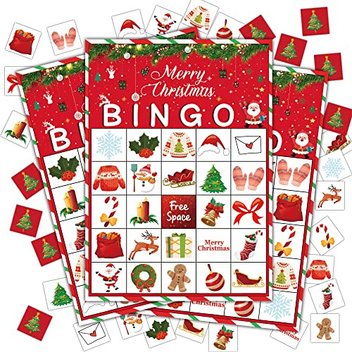 Juego De Bingo De Navidad, Juegos De Bingo De Navidad F...