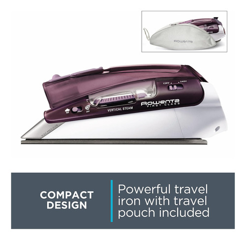 Plancha De Vapor Rowenta Pro Compact Con Suela De Acero Inox