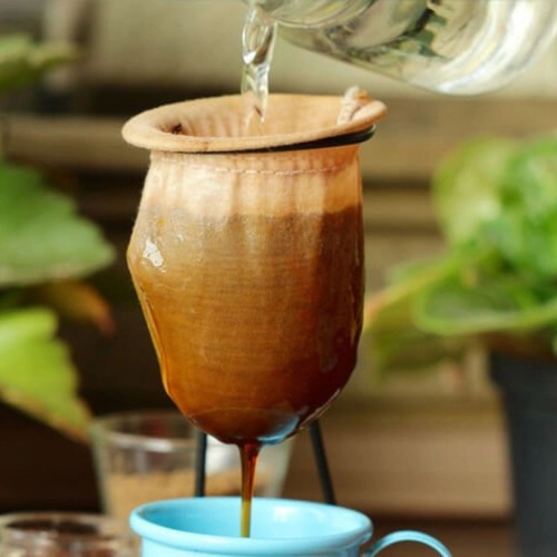 Coador De Café De Pano Com Cabo Tamanho Industrial Gg