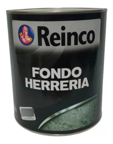 Fondo De Herreria Negro 1/4 Galón Reinco