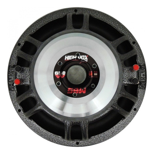 Alto Falante Sub Woofer Tormento 15 Pol 650wrms Bobina Dupla Cor Preto