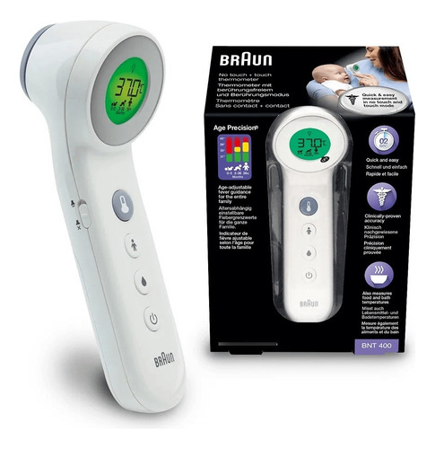 Braun Termómetro Sin Contacto - Modelo Bnt400we