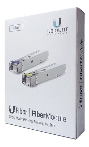 Módulo Gbic Sfp 3km Lc 1 Fo Sm Bidi Ubiquiti Uf-sm-1g-s