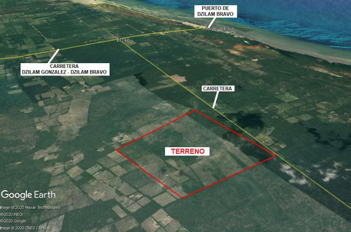 Terreno De 474 Ha A Solo 10 Km De La Playa De Dzilam Bravo