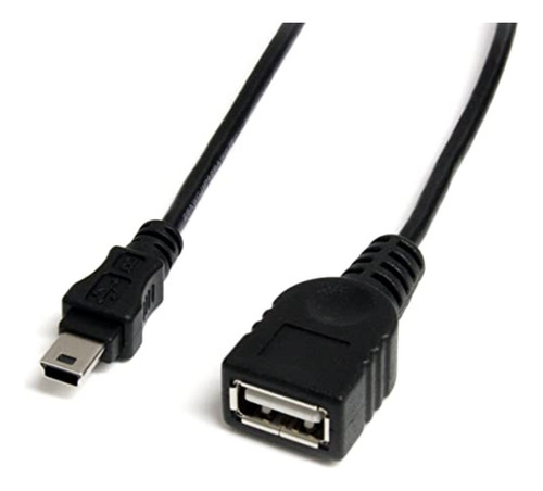Cabo Otg Usb V3 Mini Usb Macho 5p X Usb A Fêmea 10cm