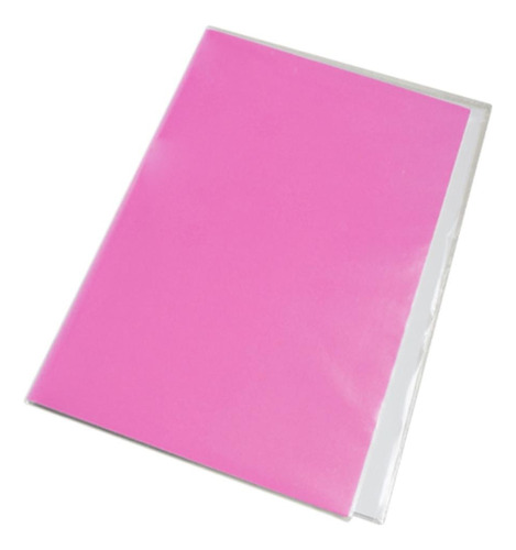 Carpeta Plastificada Rosado X2 Un