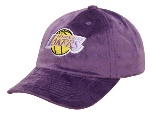 Gorra Mitchell And Ness Velour Strapback Los Angeles Lakers