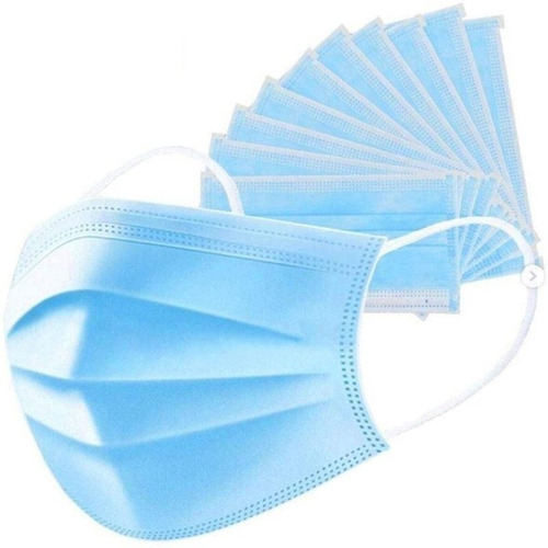 Imagen 2 de 3 de Mascarillas Desechables 3 Pliegues (pack 500 Unidades)