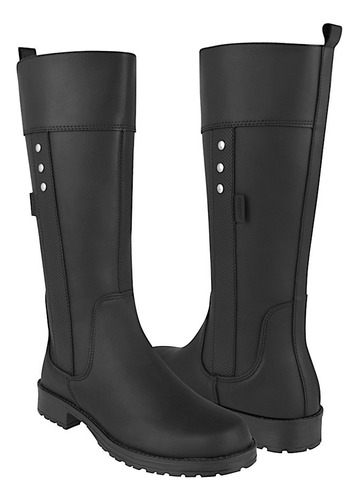 Botas Dama De Ozono 621104 Simipiel Negro