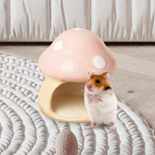 Escondite De Hámster De Champiñones Escondite Pequeño