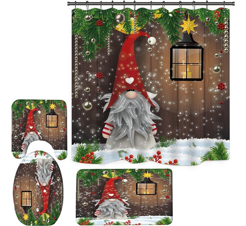 Anriy Impermeable Ducha Juego De Cortina Ducha Con Diseño
